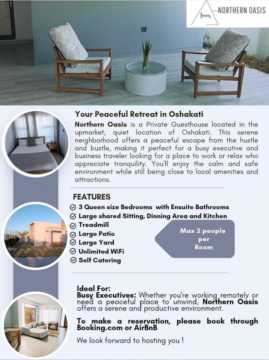 Northern Oasis Hotel Oshakati Exterior photo